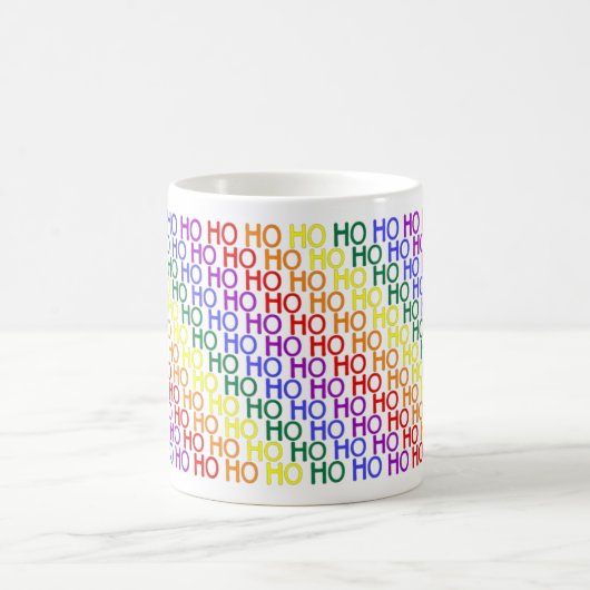 Regenboog Ho Ho Ho Patroon Mok (Center)