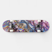 Regenboog Holografisch Chroom Skateboard (Horizontaal)