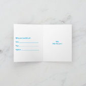 Regenboog Hond, kaart, uitnodigingskaart (Binnen)