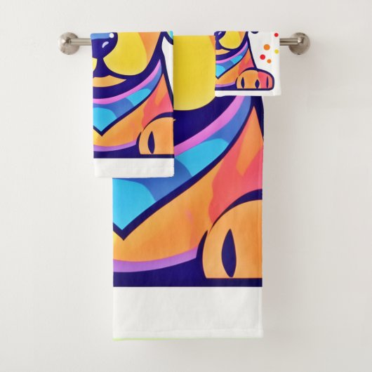 Regenboog Hondenliefde Bad Handdoek (Insitu)