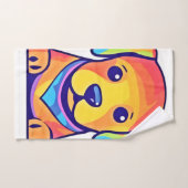 Regenboog Hondenliefde Bad Handdoek (Handdoek)