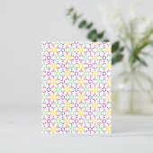 Regenboog Honingraat Briefkaart (Staand voorkant)
