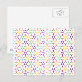 Regenboog Honingraat Briefkaart (Voorkant / Achterkant)