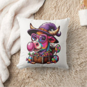 Regenboog Hoogland Koe Halloween Kussen (Deken)