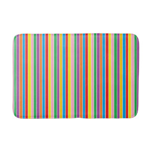 Regenboog Horizontale Strepen Badmat