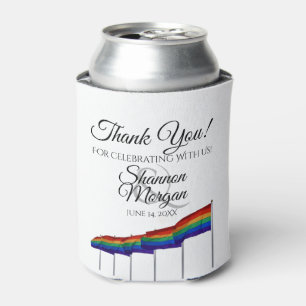 Regenboog Huwelijksfavoriet Dank U Blikjeskoeler