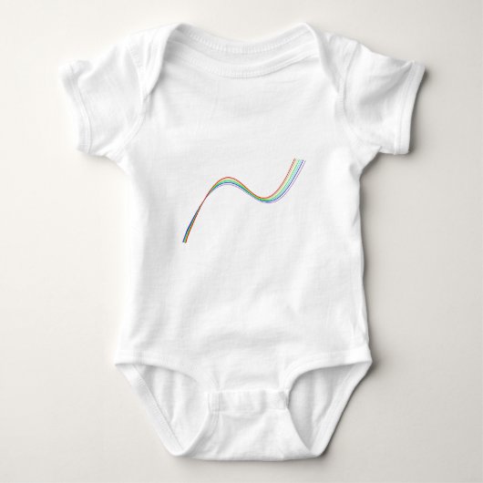 regenboog hyperbool romper (Voorkant)