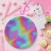 Regenboog hypercolor NEO: Papieren Bordje (Feest)