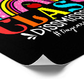 Regenboog I hou van jullie allemaal klasse ontslag Poster (Hoek)