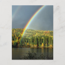 regenboog ierse mazzel gelukkige natuur lucht wate briefkaart