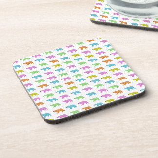 Regenboog Ijsbeer Patroon Bier Onderzetter