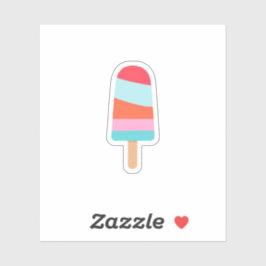 Regenboog Ijslolly Sticker