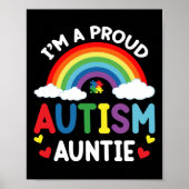 Regenboog Ik ben een trots autisme autisme autisme Poster (Voorkant)