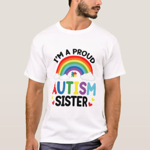 Regenboog Ik Ben Een Trots Autismuszus Autism Awar T-shirt