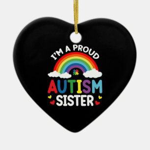 Regenboog Ik Ben Een Trots Autismuszus Autism Bewu Keramisch Ornament
