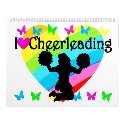 REGENBOOG IK HOU VAN CHEERLEADERKALENDER KALENDER (Hoes)