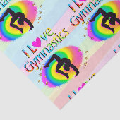  REGENBOOG IK HOU VAN GYMNASTIEKPAPIER TISSUEPAPIER (Detail)