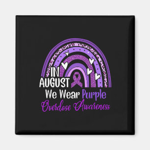 Regenboog In augustus Draag we Paarse overdosis Magneet