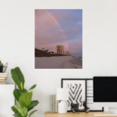 Regenboog in Daytona Beach Print (Thuiskantoor)