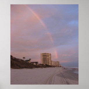 Regenboog in Daytona Beach Print