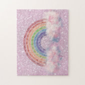 Regenboog in de Abstracte cloud Legpuzzel (Verticaal)