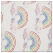 Regenboog in de Abstracte cloud Stof (Swatch)