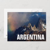 Regenboog in de Andes Briefkaart (Voorkant / Achterkant)