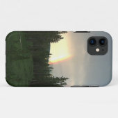 Regenboog in de bergen Art Photo Phone Case (Achterkant (horizontaal))