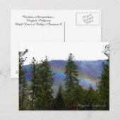 Regenboog in de bergen... briefkaart (Voorkant / Achterkant)