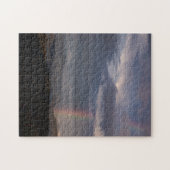 Regenboog in de bergen. legpuzzel (Horizontaal)