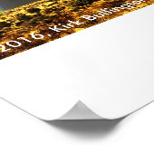 Regenboog in de Namibische woestijn Poster (Hoek)