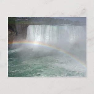 Regenboog in de Niagara-Herfst Briefkaart