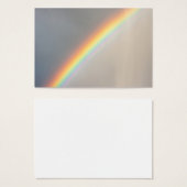 Regenboog in de regen visitekaartje (Voorkant /achterkant)