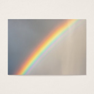 Regenboog in de regen visitekaartje