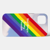Regenboog in de Sky Inspirerend Bright Cute Case-Mate iPhone Case (Achterkant (horizontaal))