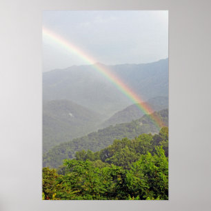 Regenboog in de Smokies Poster