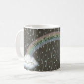 Regenboog in een Storm Inspirerend Bericht van de  Koffiemok (Voorkant links)
