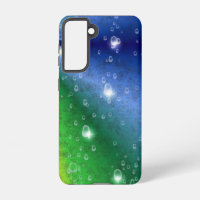 Regenboog in Elephant Skin Leather Optik & Raindro