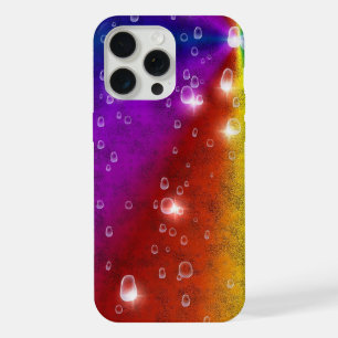 Regenboog in Elephant Skin Leather Optik, Regendru iPhone 15 Pro Max Case