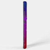 Regenboog in Elephant Skin Leather Optik, Regendru Samsung Galaxy Hoesje (Rechterkant)