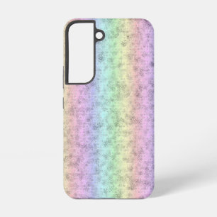 Regenboog in Elephant Skin Leather Optik Samsung Galaxy Hoesje