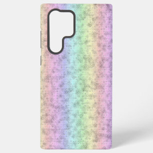 Regenboog in Elephant Skin Leather Optik Samsung Galaxy Hoesje