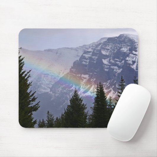 Regenboog in Glacier National Park Muismat (Met muis)