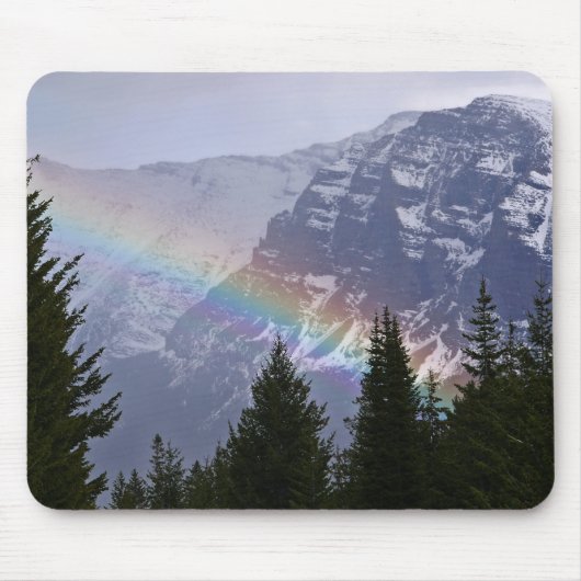 Regenboog in Glacier National Park Muismat (Voorkant)