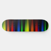 Regenboog in het donker persoonlijk skateboard (Horizontaal)
