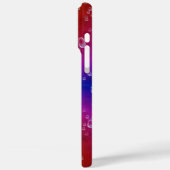 regenboog in olifantenleren optik & regendruppels Case-Mate iPhone case (Achterkant / Links)