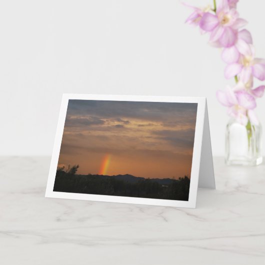 Regenboog in Spaanse lucht Kaart (Orchidee)