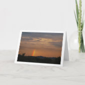 Regenboog in Spaanse lucht Kaart (Voorkant)