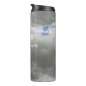 Regenboog in Storm Clouds Sky Grey  Thermosbeker (Geroteerd rechts)
