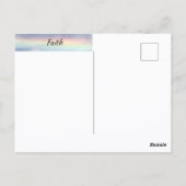 Regenboog in Stormy Sky Rumi Quote Fotografisch Briefkaart (Achterkant)